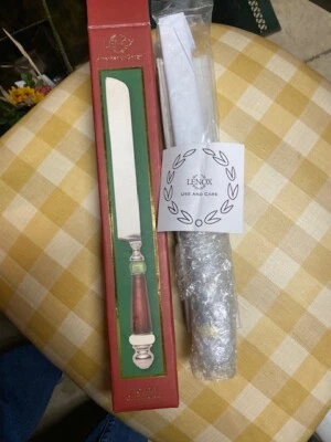 Cuchillo para pasteles Lenox Holiday Gatherings 782738 Foto 1 de 4