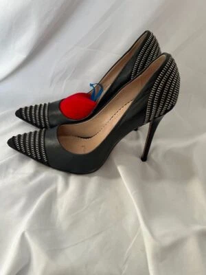 Jean Michel Cazabat черный вечность молнии детализированный кожаный каблуки размер 37 - Изображение 1 из 4