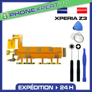 NAPPE POWER ON OFF + VOLUME + MICRO POUR SONY XPERIA Z3 - Photo 1 sur 1