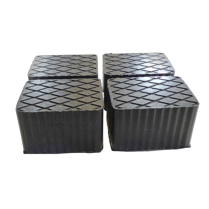 NONAME Blocco in gomma supporto in gomma blocco in gomma per sollevatore 160 x 120 x 100 mm (4 pezzi)