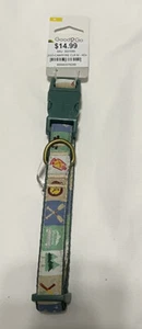 Collar para perro Good2Go verde camping nailon talla mediana nuevo con etiquetas - Imagen 1 de 1