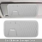 Car CD Visor Storage Case Vehicle Sun Visor Organizer w/ 8 DVD Storage Gray