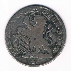 Escalin 1752 Maria Theresa Austrian Netherlands Antwerpen Silver VH821.AN - Bild 1 von 2