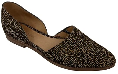 Cabello de becerro Madewell The Marisa d'Orsay caramelo plano con múltiples manchas talla 6,5 Foto 1 de 4