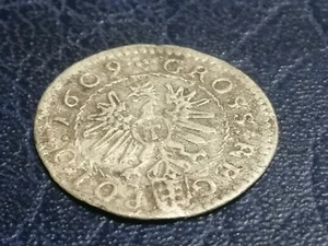 Polen Mittelalter Sigismund III., Grosze Groschen 1609 Silbermünze (1492) - Bild 1 von 6