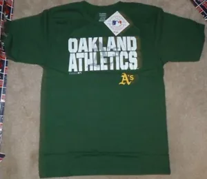 NEU MLB Oakland A's Leichtathletik Baseball T-Shirt Jugend Jungen L Large 14 16 Neu mit Etikett - Bild 1 von 1