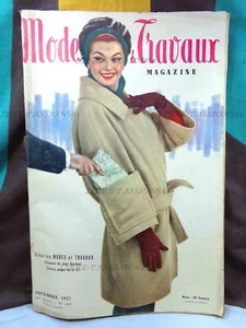 MAGAZINE MODES & TRAVAUX, N°683, NOVEMBRE 1957 - Picture 1 of 12