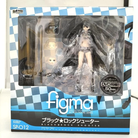 Black Rock Shooter Figma SP-012 Action Figure DVD Max Factory F/S Cover