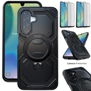 Custodia ad anello magnetico antiurto per Samsung Galaxy A26 5G protezione schermo - Foto 1 di 35