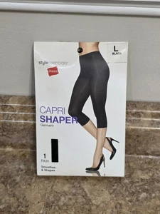 Shaper donna HANES Capri nero grande - Foto 1 di 5