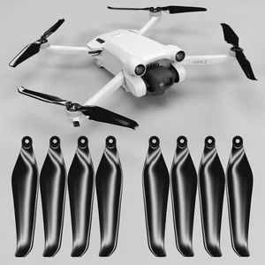 Stealth Propellers for DJI Mini 3 Pro Mini 4 Pro  Black 4 propellers in Set - Picture 1 of 5