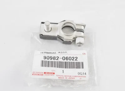 Genuine Toyota Negative Battery Terminal OEM 90982-06022 Ground Clamp - Image 1 of 4