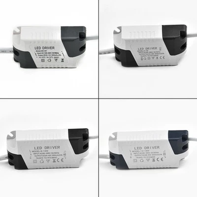 Dimmable LED Light Lamp Driver Transformer Power 1-3W/4-7W/8-12W/12-18W 300mA - Image 1 of 4