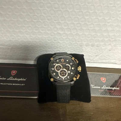 Reloj Hombre Tonino Lamborghini 4 Tornillos Cuarzo Suizo 4850 44mm Foto 1 de 4
