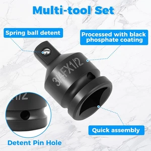 8Pcs Impact Driver Conversions Chrome Vanadium Steel Wrench Conversion Kit GojAT - Picture 1 of 11