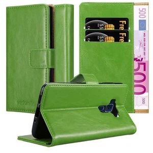 Case for Asus ZenFone 3 Protection Wallet Cover Magnetic Luxury Book - Picture 1 of 10