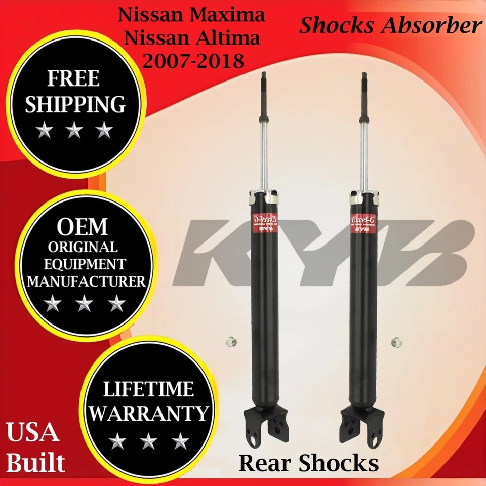 Amortiguadores traseros originales KYB para Nissan Altima/Maxima 2007-2018 garantía de por vida Foto 1 de 4
