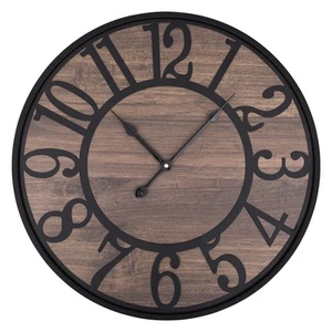 LEIKE Large Wall Clock,Silent,Non Ticking,Battery Operated Round Modern Big W... - Picture 1 of 7