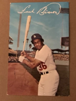 postal vintage firmada de Frank Robinson de 1972 Foto 1 de 3