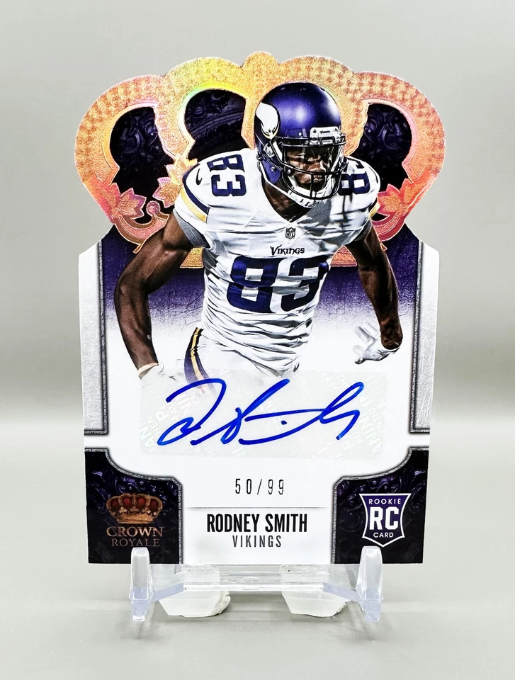 2013 Panini Crown Royale Autograph #183 (Bronze Holo Die-Cut)  RODNEY SMITH  /99 - Image 1 of 2