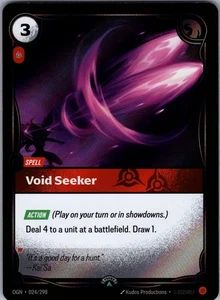 Void Seeker (Foil Nexus Night PROMO) 024/298 Riftbound Origins NM/unbespielt - Bild 1 von 1