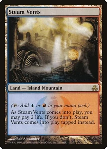 Steam Vents Guildpact HEAVILY PLD Land Rare MAGIC THE GATHERING CARD ABUGames - Picture 1 of 1