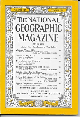 National Geographic Magazine (June 1956) Volume 109, Number 6 No Supplements - Image 1 of 4