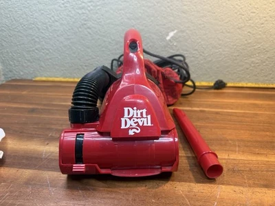 Dirt Devil Ultra Royal Red Electric Handheld Vacuum Strong Suction M08230 Works - Image 1 of 4
