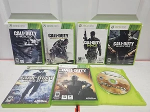 Call of Duty (Microsoft XBOX 360) 7 Game Lot Bundle - Tested - Picture 1 of 4
