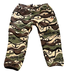FA Adidas Sherpa Fleece Hose XXL F*cking Awesome Eye Camo Orange 2X Skateboard - Bild 1 von 9