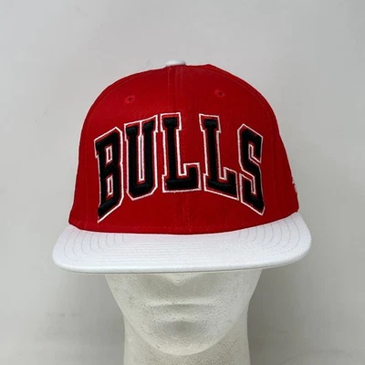 CHICAGO BULLS NBA Mens Hat Cap Red Snapback Basketball Dad Trucker Baseball - Image 1 of 4