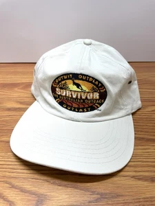 Vintage CBS Survivor TV Show Hat Cap The Australian Outback Logo Bud Light ￼￼ - Picture 1 of 7