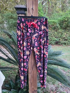 Betty Boop Pyjamahose Yee Haw Gr. XL schwarz rot Polyester Elasthan Neu ohne Etikett - Bild 1 von 5