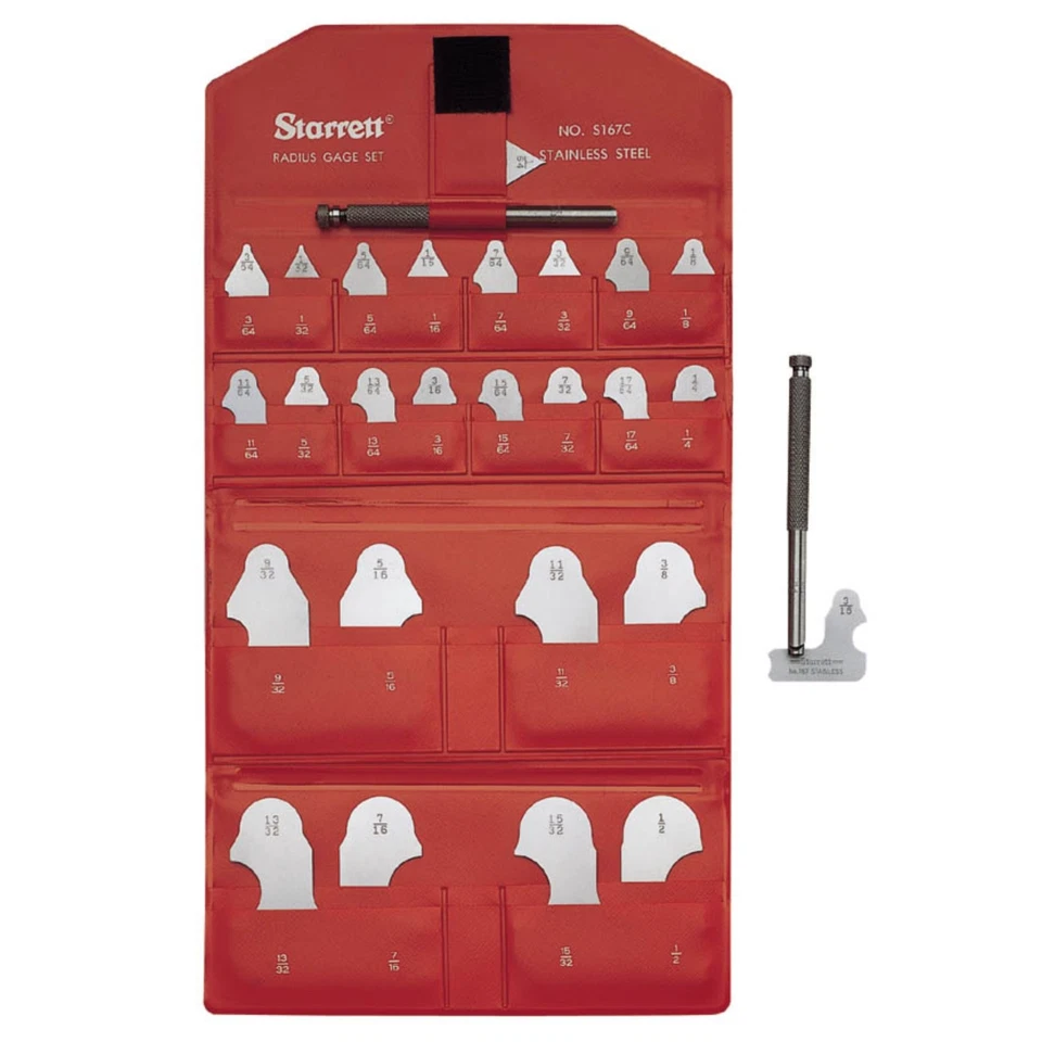 Juego de medidores de radio S167CHZ - pulgadas Foto 1 de 1