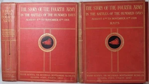 GESCHICHTE DER VIERTEN ARMEE IN DER SCHLACHT DER HUNDERT TAGE Montgomery 2 Bände 1. Weltkrieg - Bild 1 von 10