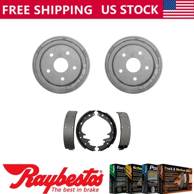 Kit trasero tambores de freno y zapatas de freno para Ford E-200 Econoline 1969-1974 Foto 1 de 4