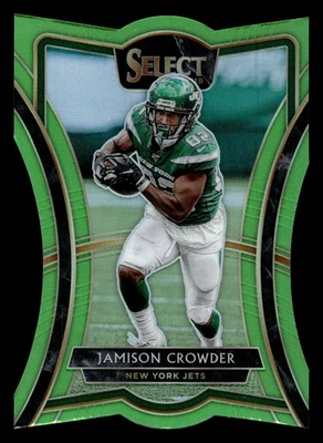 2019 Panini Select #193 Jamison Crowder Neon Green Prizm #/49 - Image 1 of 2