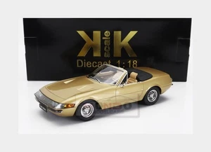 1:18 KK SCALE Ferrari 365 Gts Daytona Spider Open 1969 Gold Met KKDC180614 Model - Picture 1 of 2