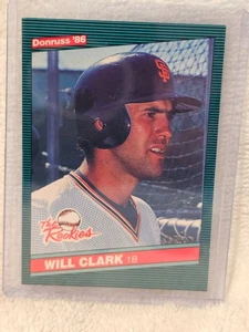 1986 Donruss The Rookies Will Clark RC #32 M/NM - Bild 1 von 2
