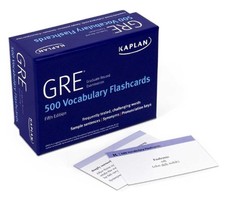 GRE Vocabulary Flashcards by Kaplan Test Prep (English) Cards Book