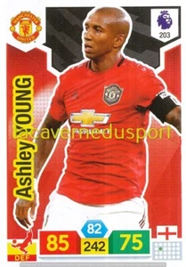 203 ASHLEY YOUNG # MANCHESTER UNITED PANINI PREMIER LEAGUE 2019 2020 ADRENALYN - Picture 1 of 1