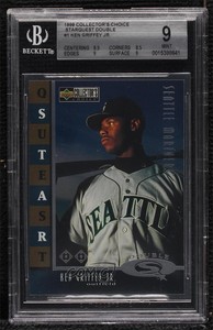 1998 Collector's Choice Starquest Double Ken Griffey Jr #SQ1 BGS 9 MINT HOF