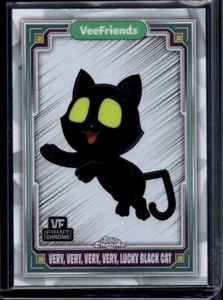 Very Very Very Very Lucky Black Cat - 2025 Veefriends Topps Chrome #3 Refractor - Picture 1 of 2