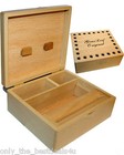 WOODEN ROLLING BOX ROLL BOX SMOKING STASH. ALL SIZES 