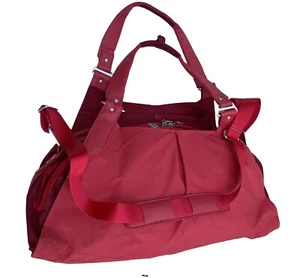 New Vintage NIKE Womens  MONIKA  Standard Club Duffel Holdall Bag BA3348 Red - Picture 1 of 12