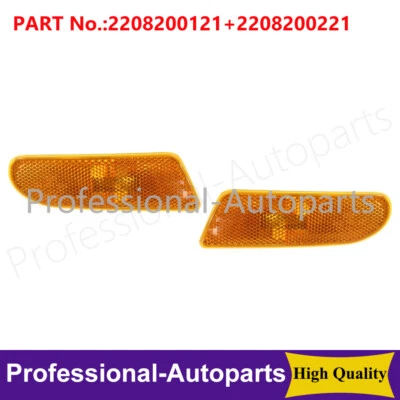 Front Left&Right Side Bumper Marker Light For 2000-2006 Mercedes Benz S500 - Image 1 of 4