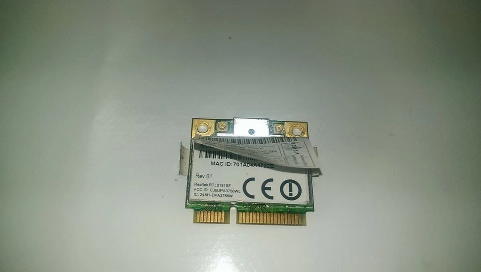 Karte Modul Wifi Drahtlos Board für Toshiba Satellite L550D Realtek RTL8191SE - Bild 1 von 1