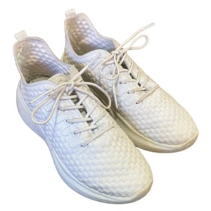 Ecco Therapy weißer Schuh weiß Leder Waben Schnürschuh Sneaker 6-6,5 Athleisure - Bild 1 von 14