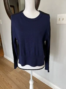 NWT $350 MARC JACOBS THE DIY TWO-TONE WOOL PULLOVER CREW NECK SWEATER JUMPER M - Picture 1 of 10