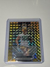 2023 Mosaic Luke Musgrave Gold Rookie Card Auto 8/10 No.343 Packers